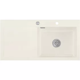   SYSTEMCERAM beép.mosogató Mera 100 SL 1000 x 510 mm bal cseppt. Magnólia exc.