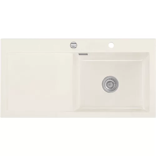 SYSTEMCERAM beép.mosogató Mera 100 SL 1000 x 510 mm bal cseppt. Magnólia exc.