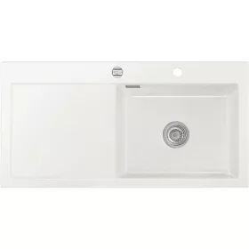   SYSTEMCERAM beép.mosogató Mera 100 SL 1000 x 510 mm bal cseppt. Grönland exc.