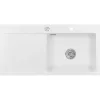 SYSTEMCERAM beép. mosogató Mera 100 SL 1000 x 510 mm balos cseppt. Polar exc.