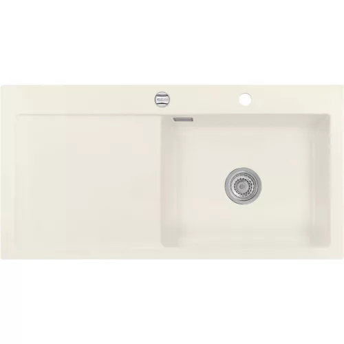 SYSTEMCERAM beép. mosogató Mera 100 SL 1000 x 510 mm balos cseppt. Jázmin exc.