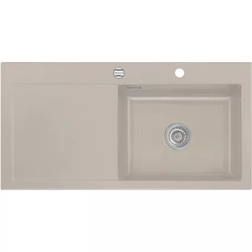 SYSTEMCERAM beép. mosogató Mera 100 SL 1000 x 510 mm balos cseppt. Fango exc.