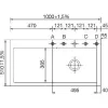SYSTEMCERAM beép. mosogató Mera 100 SL 1000 x 510 mm balos cseppt. Fango exc.