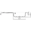SYSTEMCERAM beép. mosogató Mera 100 SL 1000 x 510 mm balos cseppt. Nero exc.