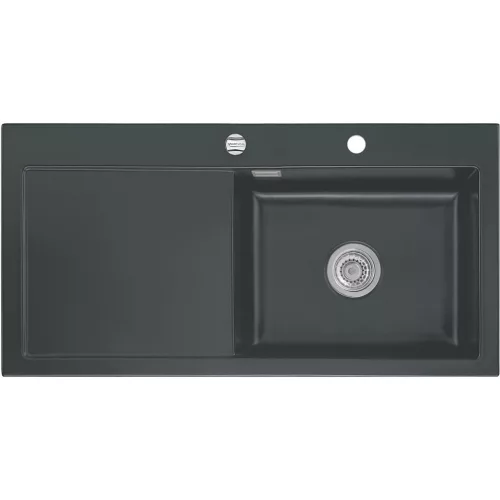 SYSTEMCERAM beép. mosogató Mera 100 SL 1000 x 510 mm balos cseppt. Pala exc.