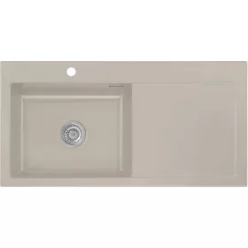   SYSTEMCERAM beép. mosogató Mera 100 SL 1000 x 510 mm jobbos cseppt. Fango