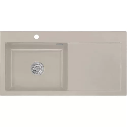 SYSTEMCERAM beép. mosogató Mera 100 SL 1000 x 510 mm jobbos cseppt. Fango
