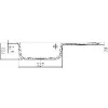 SYSTEMCERAM beép. mosogató Mera 100 SL 1000 x 510 mm jobbos cseppt. Nero exc.
