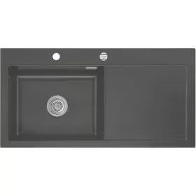   SYSTEMCERAM beép. mosogató Mera 100 SL 1000 x 510 mm jobbos cseppt. Lava exc.