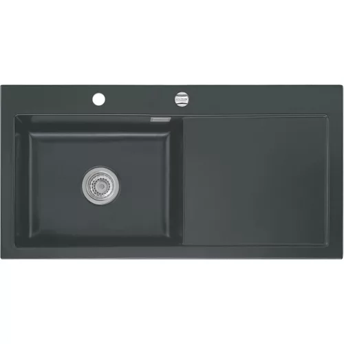 SYSTEMCERAM beép. mosogató Mera 100 SL 1000 x 510 mm jobbos cseppt. Pala exc.