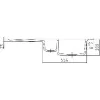 SYSTEMCERAM beépíthető mosogató Genea 100 1000 x 510 mm ą15% megford. Polar