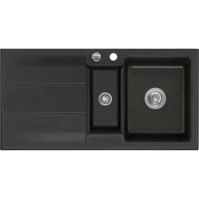   SYSTEMCERAM beépíthető mosogató Genea 100 1000 x 510 mm ą15% megford. Nigra