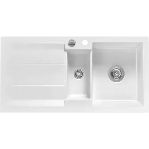 SYSTEMCERAM beép.mosogató Genea 100 1000 x 510 mm ą15% rev. Grönland exc.