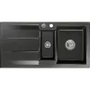 SYSTEMCERAM beép. mosogató Genea 100 1000 x 510 mm ą15% megford. Nero exc.