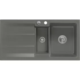   SYSTEMCERAM beép. mosogató Genea 100 1000 x 510 mm ą15% megford. Lava exc.