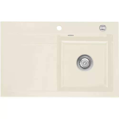 SYSTEMCERAM beép. mosogató Stema 80 800 x 510 mm ą15% balos cseppt. Magnólia