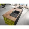 SYSTEMCERAM beép. mosogató Stema 80 800 x 510 mm ą15% balos cseppt. Magnólia