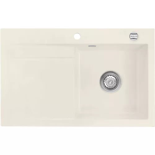 SYSTEMCERAM beép. mosogató Stema 80 800 x 510 mm ą15% balos cseppt. Jázmin