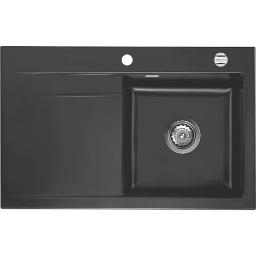 SYSTEMCERAM beép. mosogató Stema 80 800 x 510 mm ą15% balos cseppt. Pala