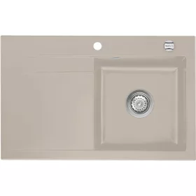   SYSTEMCERAM beép. mosogató Stema 80 exc. 800 x 510 mm balos cseppt. Fango