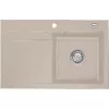 SYSTEMCERAM beép. mosogató Stema 80 exc. 800 x 510 mm balos cseppt. Fango