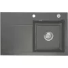 SYSTEMCERAM beép. mosogató Stema 80 exc. 800 x 510 mm balos cseppt. Lava