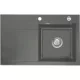 SYSTEMCERAM beép. mosogató Stema 80 exc. 800 x 510 mm balos cseppt. Lava