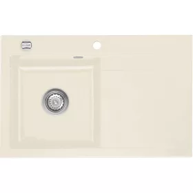   SYSTEMCERAM beép. mosogató Stema 80 800 x 510 mm ą15% jobbos cseppt. Magnólia