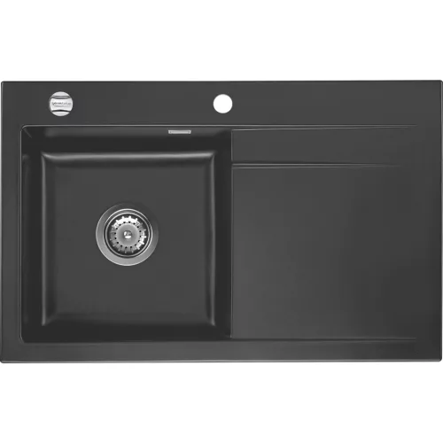 SYSTEMCERAM beép. mosogató Stema 80 800 x 510 mm ą15% jobbos cseppt. Pala