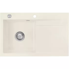   SYSTEMCERAM beép. mosogató Stema 80 exc. 800 x 510 mm jobbos cseppt. Jázmin