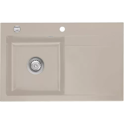 SYSTEMCERAM beép. mosogató Stema 80 exc. 800 x 510 mm jobbos cseppt. Fango