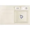 SYSTEMCERAM beép. mosogató Bela 78 exc. 780 x 510 mm balos cseppt. Magnólia