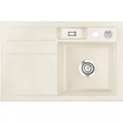 SYSTEMCERAM beép. mosogató Bela 78 exc. 780 x 510 mm balos cseppt. Magnólia
