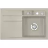 SYSTEMCERAM beép. mosogató Bela 78 exc. 780 x 510 mm balos cseppt. Fango