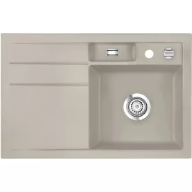   SYSTEMCERAM beép. mosogató Bela 78 exc. 780 x 510 mm balos cseppt. Fango