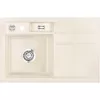 SYSTEMCERAM beép.mosogató Bela 78 exc. 780 x 510 mm jobb cseppt. Magnólia