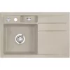 SYSTEMCERAM beép. mosogató Bela 78 exc. 780 x 510 mm jobbos cseppt. Fango