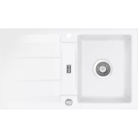   SYSTEMCERAM beép. mosogató Genea 87 870 x 510 mm ą15% megfordítható Polar