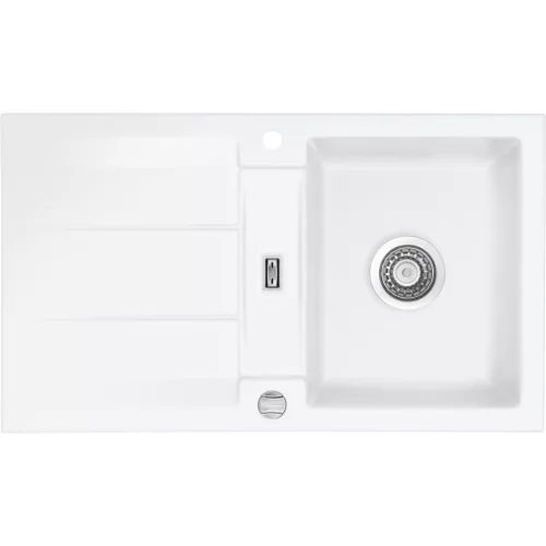 SYSTEMCERAM beép. mosogató Genea 87 870 x 510 mm ą15% megfordítható Polar