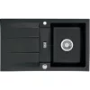 SYSTEMCERAM beép. mosogató Genea 87 870 x 510 mm ą15% megfordítható Nigra