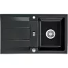 SYSTEMCERAM beép. mosogató Genea 87 exc. 870 x 510 mm megfordítható Nero