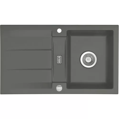 SYSTEMCERAM beép. mosogató Genea 87 exc. 870 x 510 mm megfordítható Lava