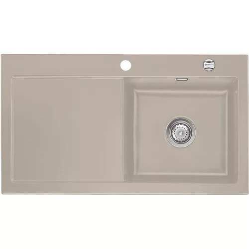 SYSTEMCERAM beépíthető mosogató Mera 90 900 x 510 mm balos csepptálca Fango