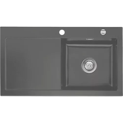 SYSTEMCERAM beépíthető mosogató Mera 90 900 x 510 mm balos csepptálca Lava