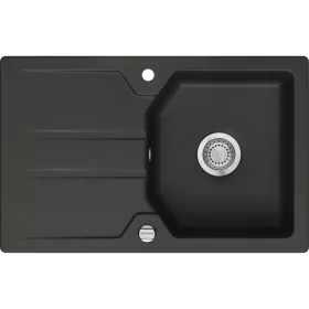   SYSTEMCERAM beépíthető mosogató Solva 80 800 x 510 mm Nigra forgatható