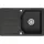 SYSTEMCERAM beépíthető mosogató Solva 80 800 x 510 mm Nigra forgatható