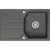 SYSTEMCERAM beépíthető mosogató Solva 80 800 x 510 mm Pala szürke forgatható