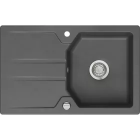   SYSTEMCERAM beépíthető mosogató Solva 80 800 x 510 mm Pala szürke forgatható