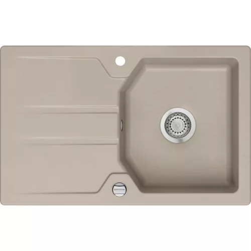 SYSTEMCERAM beépíthető mosogató Solva 80 800 x 510 mm Fango forgatható