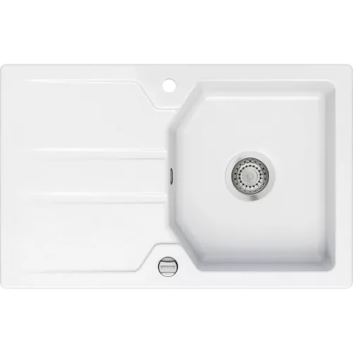 SYSTEMCERAM beépíthető mosogató Solva 80 800 x 510 mm Grönland forgatható